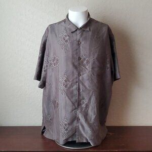 Caribbean Men's Short Sleeve Hawaiian Camp Shirt SZ XL